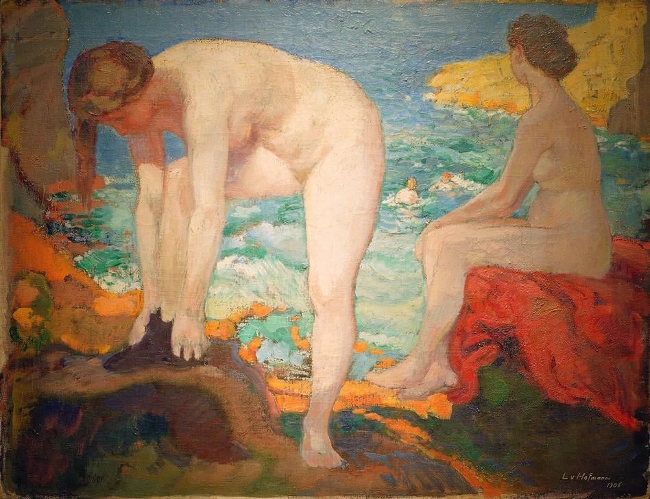Bagnanti al mare, 1906 - Zürich, Ludwig, Von, Hofmann, Archiv